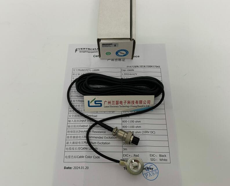 FCT1-2000N,FCT1-2000N稱重傳感器,美國Fuerthcell FCT1-2000N傳感器